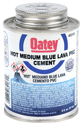 8OZ BLU Lava PVC Cement