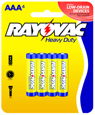 RAYO 4PK AAA HD Battery