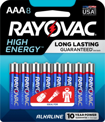 RAYO8PK AAA Alk Battery