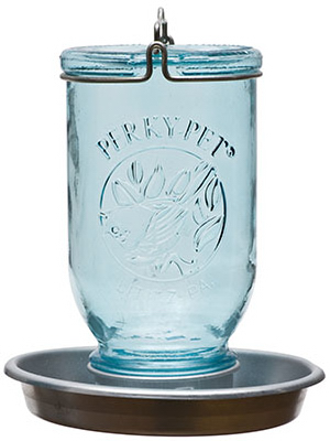 Mason Jar Bird Waterer