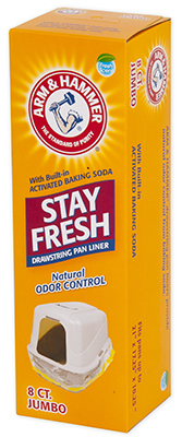 8CT Jumb Litt Pan Liner