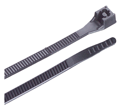 100PK 8" BLK Xtreme Tie