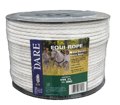 4mmx656' WHT Equi Rope