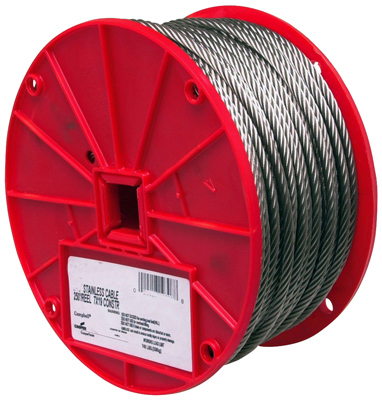 3/16"250' SS Cable Reel