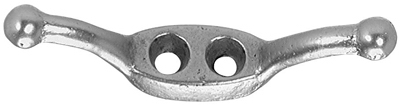 6" NI Plated Rope Cleat