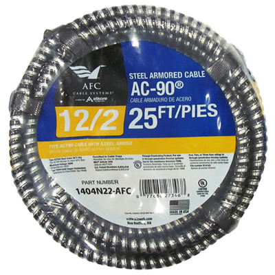 25' 12/2ACT Armor Cable