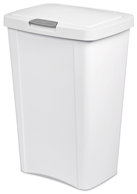 13GAL 49L WHT Touch Can