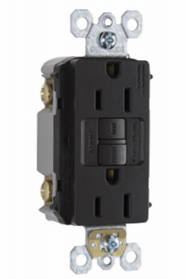 15A BLK LGT Self GFCI