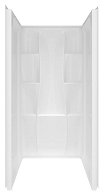 36x36 WHT SHWR Wall Set