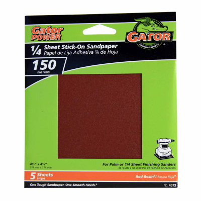5PK 4.5"150G Sand Sheet