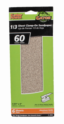 6PK 3-2/3x9 60G Sheet