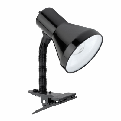 10.25" BLK Clip Lamp