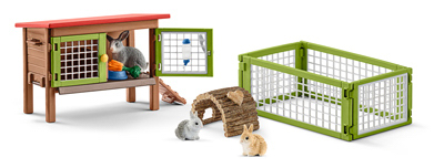 BRN/GRN Rabbit Hutch