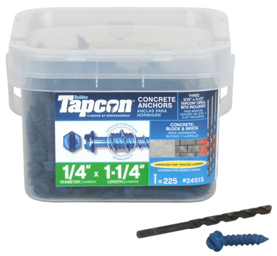 225PK 1/4"Hex ConcScrew