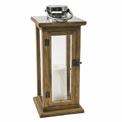 15" BO Oak Lantern