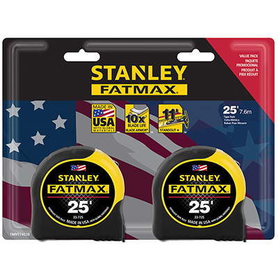 2PK 25' Tape Measure
