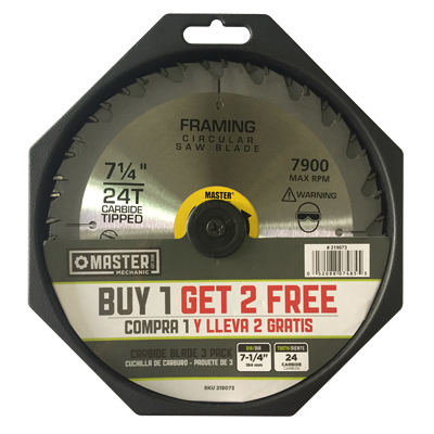 MM 3PK 7-1/4" 24T Blade