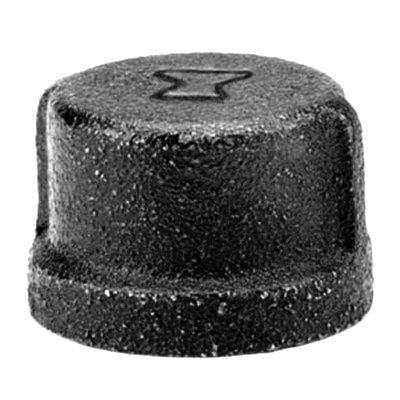1" BLK Pipe Cap