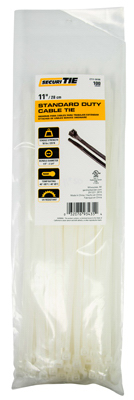 100PK 11" NAT STD Tie
