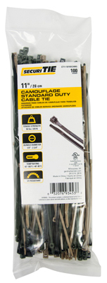 100PK 11" CAMO STD Tie
