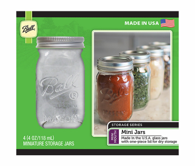 Ball 4PK 4OZ Mini Jars