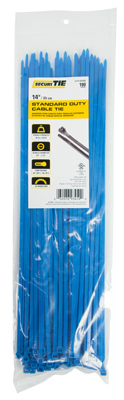 100PK 14" BLU STD Tie