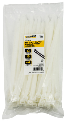 100PK 8" NAT HD Tie