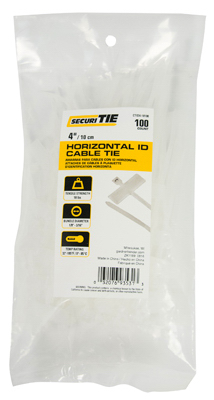100PK 4" NAT Horiz Tie