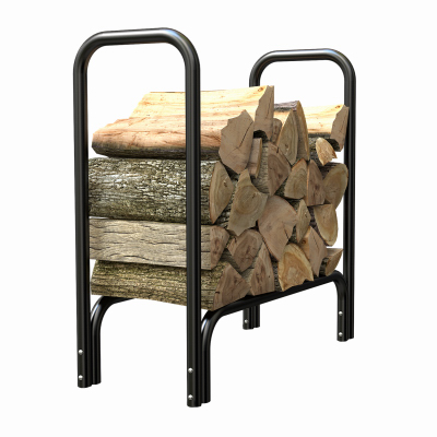 2' BLK DLX Log Rack