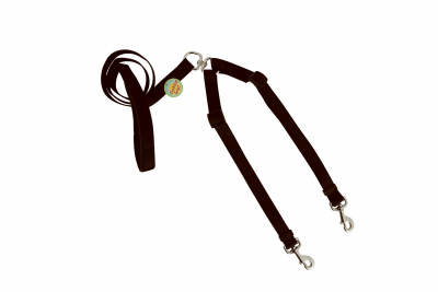5/8x60-70BLK 2Dog Leash