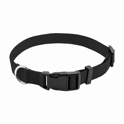 PE 1x26 BLK Dog Collar
