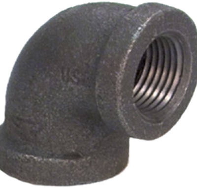 1" BLK 90 DEG Elbow