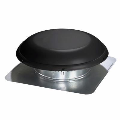 BLK RND Roof Vent