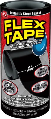 8"x5' BLK Flex Tape