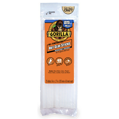 8" Mini Hot Glue Sticks