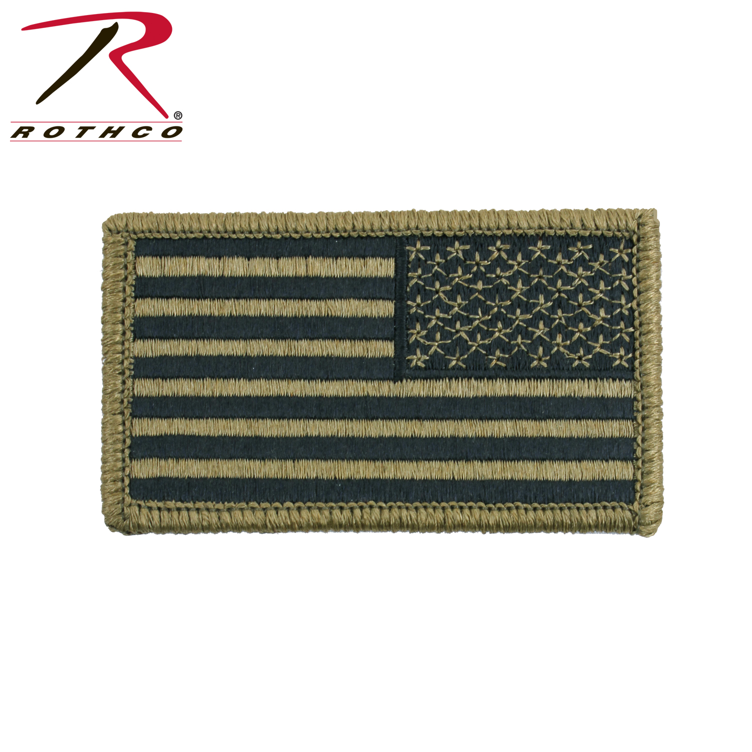 Rothco OCP American Flag Patch With Hook Back