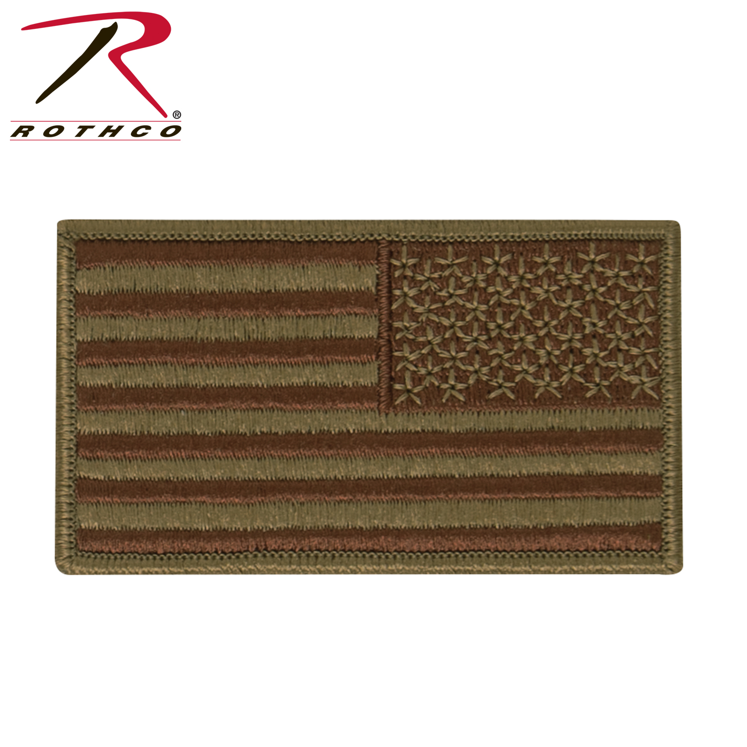 Reverse Scorpion OCP USAF Spice Brown Tactical Flag With Hook Back