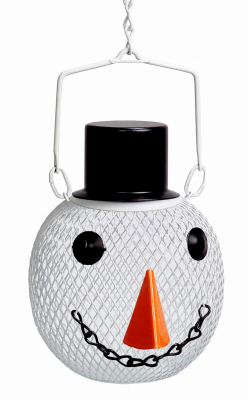 Solar Snowm Bird Feeder