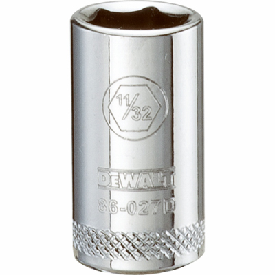 1/4DR 11/32" 6PT Socket