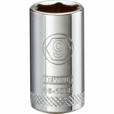 1/4DR 9mm 6PT Socket