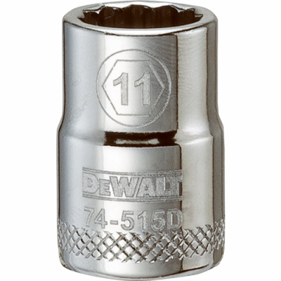 3/8"DR 11mm 12PT Socket