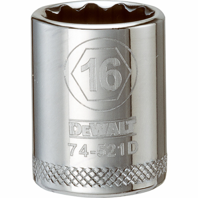 3/8"DR 16mm 12PT Socket
