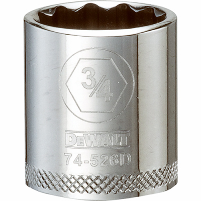 3/8"DR 3/4" 12PT Socket