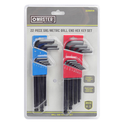 MM 22PC Ball Key Set