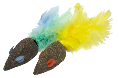 2PK 5" Catnip Mice Toy