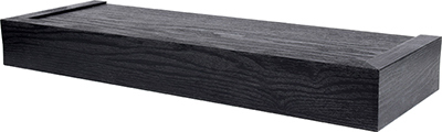18" BLK Mod Float Shelf