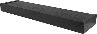 24" BLK Mod Float Shelf