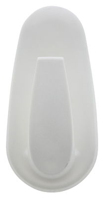 2PC 20LB WHT Oval Hook