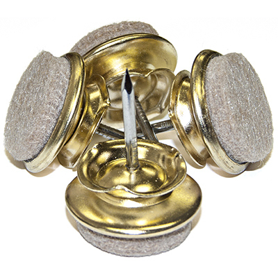 TG 4PK 1" Nail On Glide