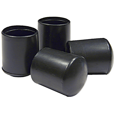 TG 4PK 1" BLK Vinyl Tip